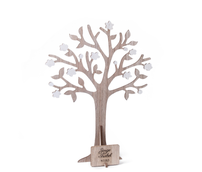 Árbol de los deseos y joyero con placa 29x40cm. - AW2806