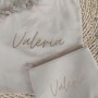 Neceser terciopelo personalizado como detalle de boda, comunion para las mujeres invitadas a tu evento