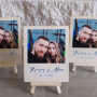 portafotos de madera personalizado