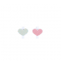 Pinzas madera en forma de corazones