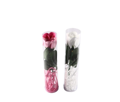 Flor Rosa Pétalos de jabón presentados en caja de regalo