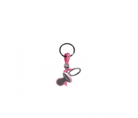 llavero forma chupete rosa en caja regalo