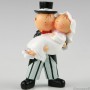 Figura pastel novia en brazos para la tarta nupcial o como regalo para los siguiente en casarse