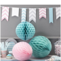 pompones nido en diferentes colores para decorar tus fiestas y celebraciones