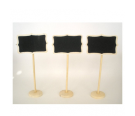 soporte identificador pizarra rectángulo para decorar celebraciones y fiestas
