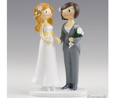 FIGURA DE NOVIAS PARA TARTAS o como regalo para los siguientes en casarse