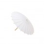 parasol papel bambú en color marfil para los días de verano. Dale un toque de glamour a tu boda o evento