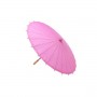 parasol papel bambú en color rosa para los días de verano. Dale un toque de glamour a tu boda o evento