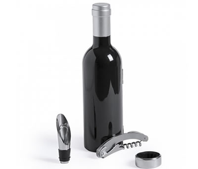 Set de vino 3 piezas en original botella de vino como detalle para los hombres invitados a tu boda o evento