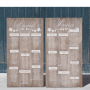 seatting plan doble de madera personalizada con el nombre de todos tus invitados. Encuentra tu sitio!!