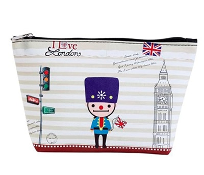 Neceser London en color marrón como detalle para las mujeres de la boda