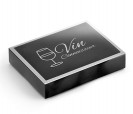 Set de vino personalizable con sacacorchos, navaja y tapón como detalle de empresa para clientes y empleados