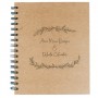 Cuaderno A5 wire para personalizar a un color con amplia zona de marcaje ideal para plasmar logo y crear artículo de merchandising