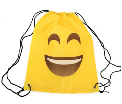 Mochila petate emoticono sonriente