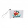 Portatodo tropical modelo flamenco con frase divertida. Original detalle de boda para las mujeres invitadas
