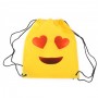 mochila petate emoticono enamorado como detalle para los niños de una comunión