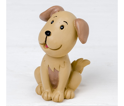 FIGURA POLIRESINA PERRITO para incluir en las figuras de novios o como regalo