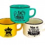 Original taza con frases de agradecimiento como detalle de boda o evento