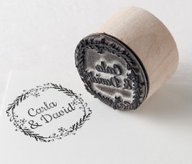 Sello personalizado Corona romántica para decorar tus detalles