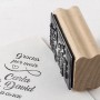Sello personalizado lazo Gracias por venir para personalizar los obsequios a los invitados