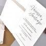 Impresión en relieve con efecto óptico para darle más elegancia a tu invitación de boda