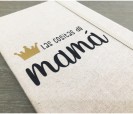 Libreta tela con la frase las cositas de mamá para regalar a todas las madres en cualquier momento del año