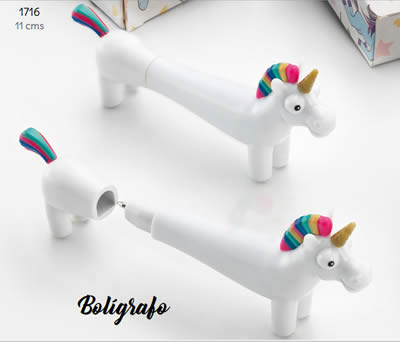 Bolígrafo de unicornio de 11 cm presentado en caja de regalo perfecto para regalar como detalle de boda o comunión para las invitadas al evento