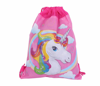 Mochila petate unicornio como detalle de comunión para niñas o regalo infantil