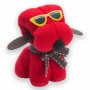 Toalla de microfibra en forma de perrito rojo perfecto para regalar como detalle en bodas, bautizos o comuniones
