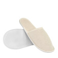 zapatillas de estar por casa de algodón con suela de goma como complemeto para los invitados o detalle y posibilidad de personalizar