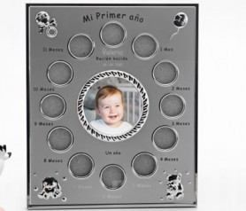 Marco de fotos primer año del bebé para poner una foto durante los 12 primeros meses de vida