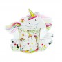 taza unicornio con cartón decorativo para las niñas invitadas a la comunión