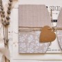 Elegante invitación de boda 2020 con funda de encaje y cordón Elegante invitación de boda 2020 con funda de encaje y cordón