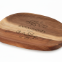 tabla de madera con logo personalizable