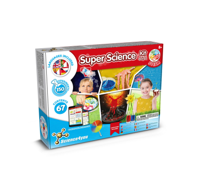 6 in 1 Super Science Kit II. Kit educativo suministrado con una bolsa de regalo de papel kraft (100 g/m²) - st-35816-106