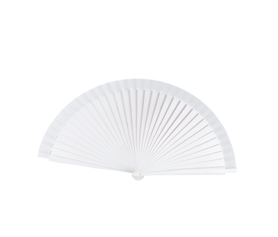 ABANICO MADERA LACADO LACARED BLANCO - AGY39005BL