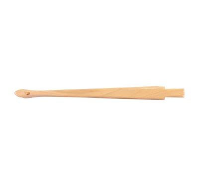 Abanico Clásico de Madera Natural y Poliéster