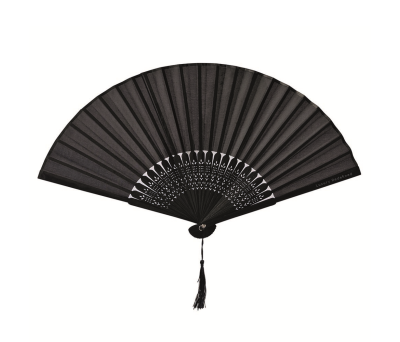 Abanico de Bambú y Poliéster Plegable para Regalo y Detalle