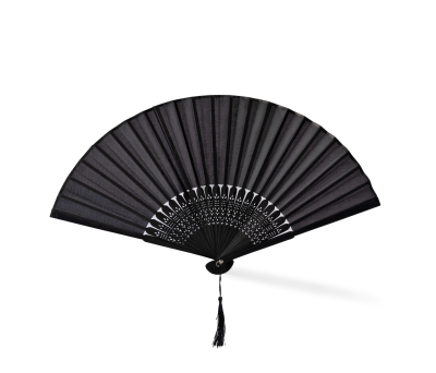 Abanico de Bambú y Poliéster Plegable para Regalo y Detalle