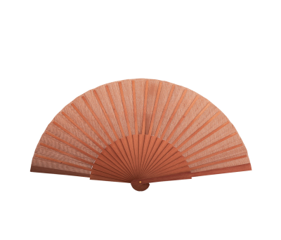 Abanico de Madera y Poliéster de 23 cm