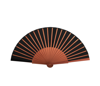 Abanico de Madera y Poliéster de 23 cm