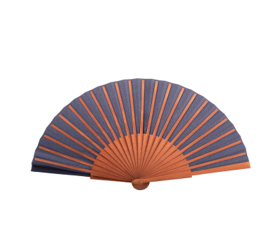Abanico de Madera y Poliéster de 23 cm