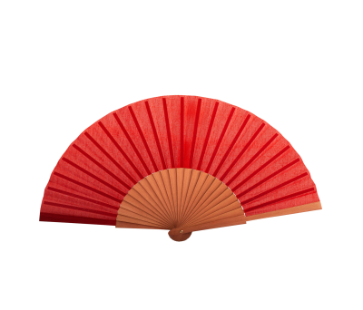 Abanico de Madera y Poliéster de 23 cm
