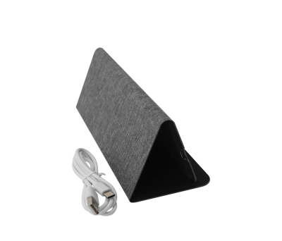 Alfombrilla Plegable RPET con Cargador Inalámbrico 10W