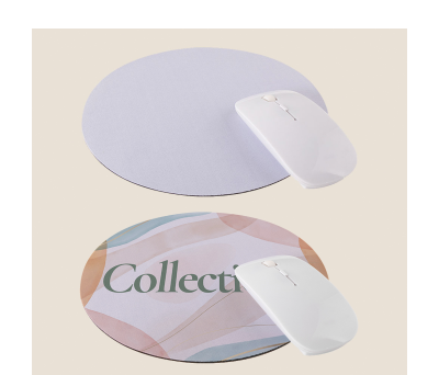 Alfombrilla Redonda Sublimable Antibacteriana para Ratón