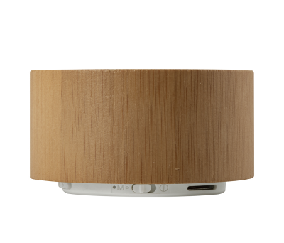 Altavoz Inalámbrico Bluetooth de Bambú con Manos Libres y Radio