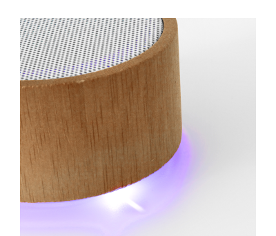 Altavoz Inalámbrico Bluetooth de Bambú con Manos Libres y Radio