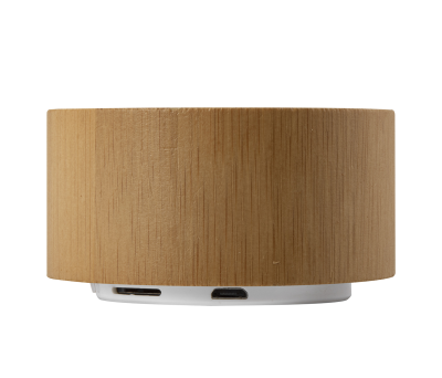 Altavoz Inalámbrico Bluetooth de Bambú con Manos Libres y Radio