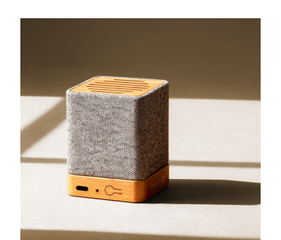 Altavoz Inalámbrico Bluetooth de Bambú y RPET Recargable - AGY53582