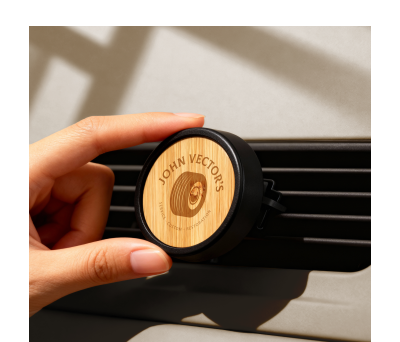 Ambientador Coche Bambú y Silicona con Aroma Limón - AGY54047